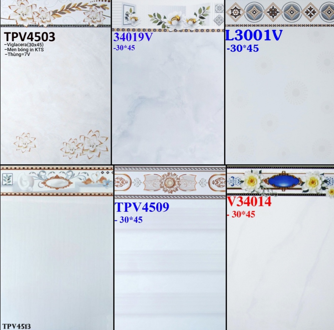 NHỮNG MẪU GẠCH 30X45 MẪU MỚI