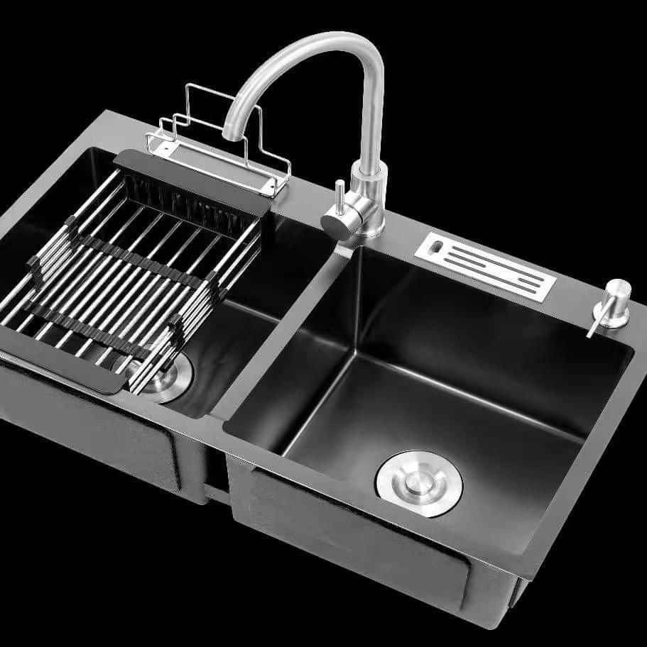 chậu chén inox 304 dày thiết kế tinh sảo