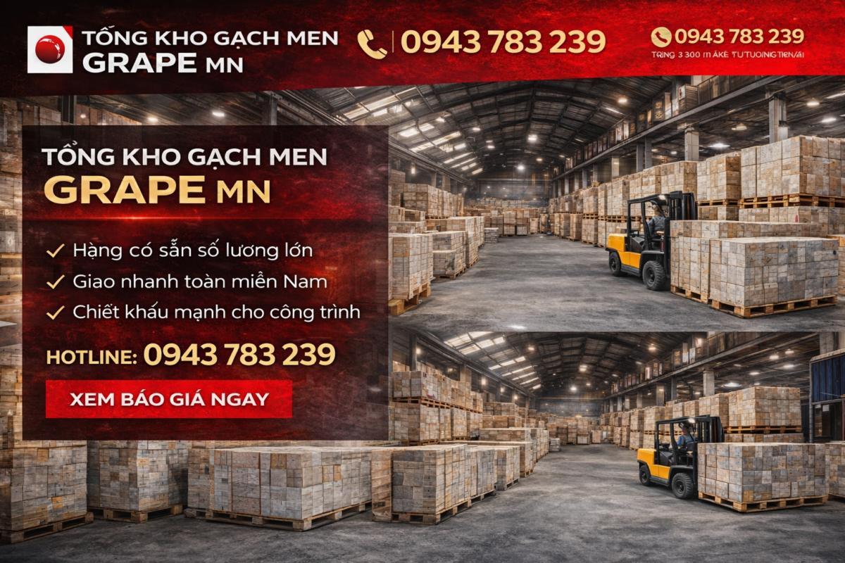 kho gạch men grape mn
